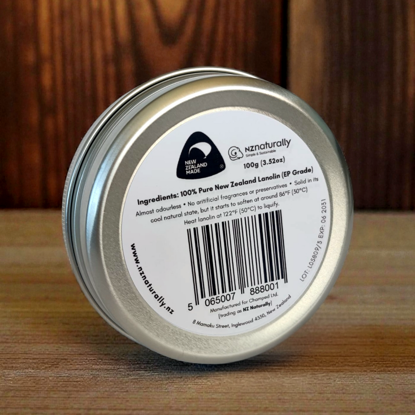 Pure New Zealand Lanolin - EP Grade, Jars (100g - 600g)