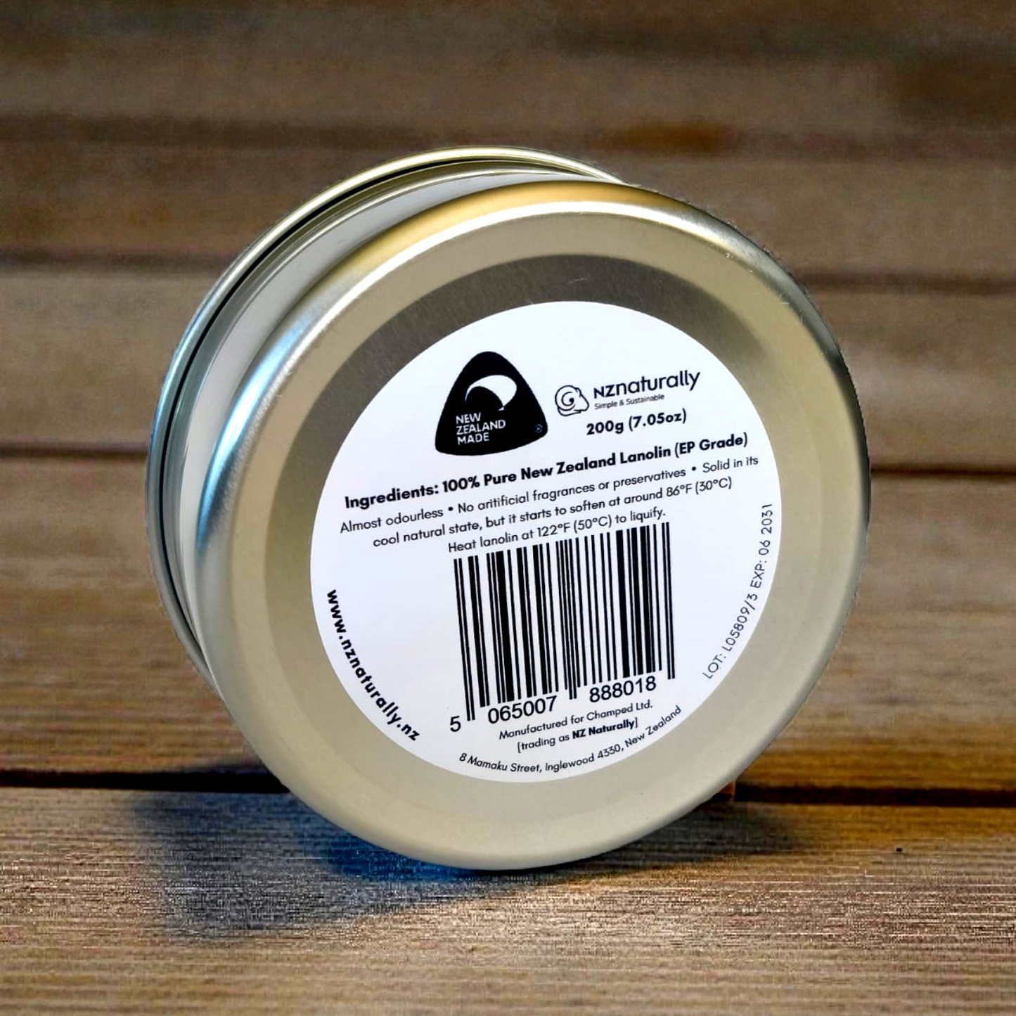 Pure New Zealand Lanolin - EP Grade, Jars (100g - 600g)