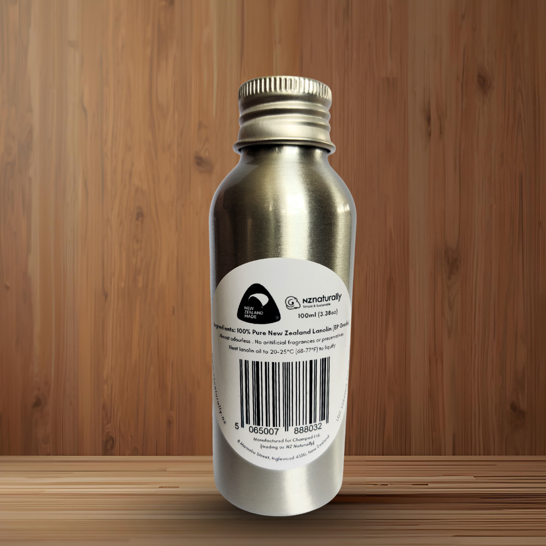 Pure NZ EP Grade Lanolin Oil (100ml - 400ml)