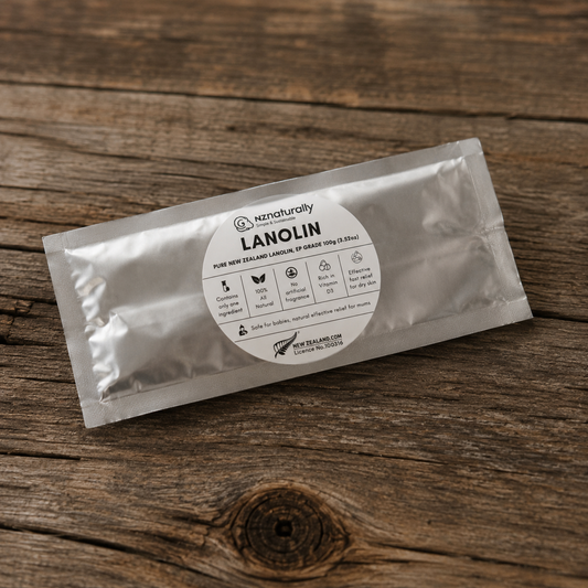 Pure New Zealand Lanolin - EP Grade, Sachets (100g - 400g)