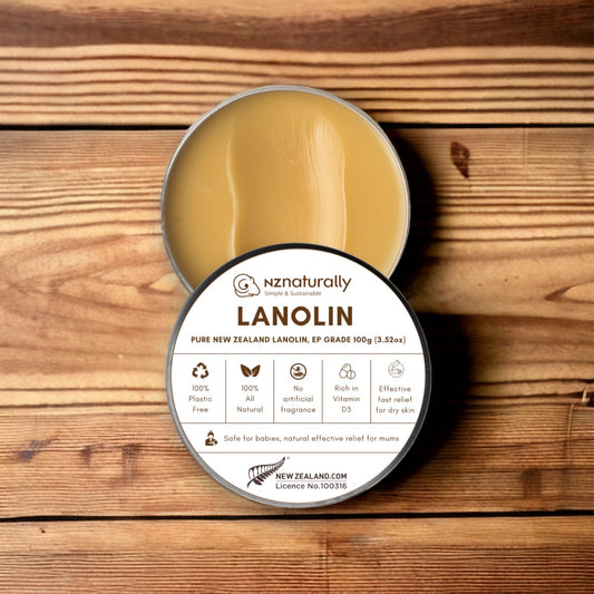 Pure New Zealand Lanolin - EP Grade, Jars (100g - 600g)