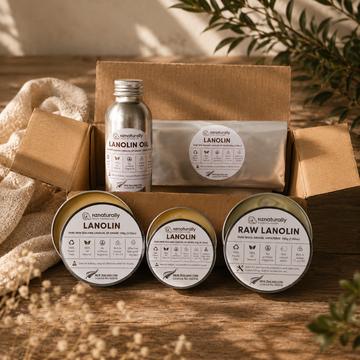 Mixed #4: Ultimate Pure NZ Lanolin Gift Set